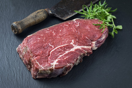 fresh beef round steak