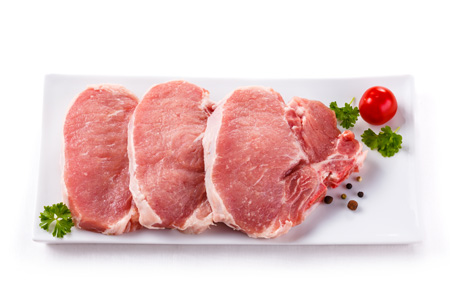 fresh pork chops bone in