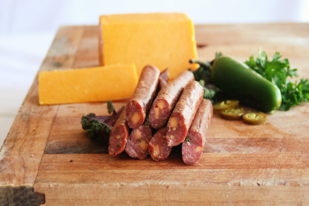 Jalapeno & Cheddar Cheese Landjager Beef Stick