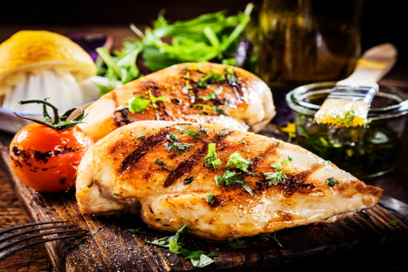 Grab & Go Grilled Chicken Breast Meal For 1